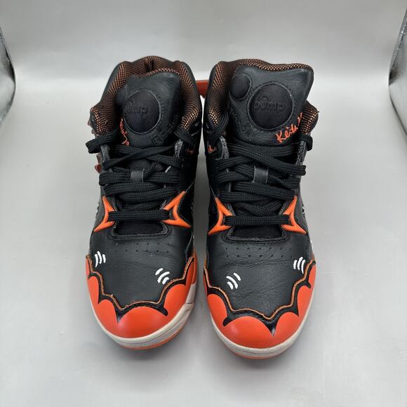 Reebok Pump Omni Shoes Womens Size 7 Black Crack Is Wack Keith Haring x Basquiat - Picture 5 of 10
